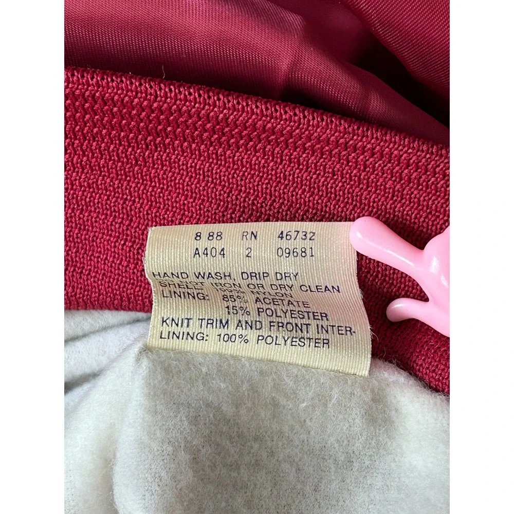 Vtg Chalk‎ Line Mens Large Burgundy Arizona Cardinals Satin Bomber Jacket NFL